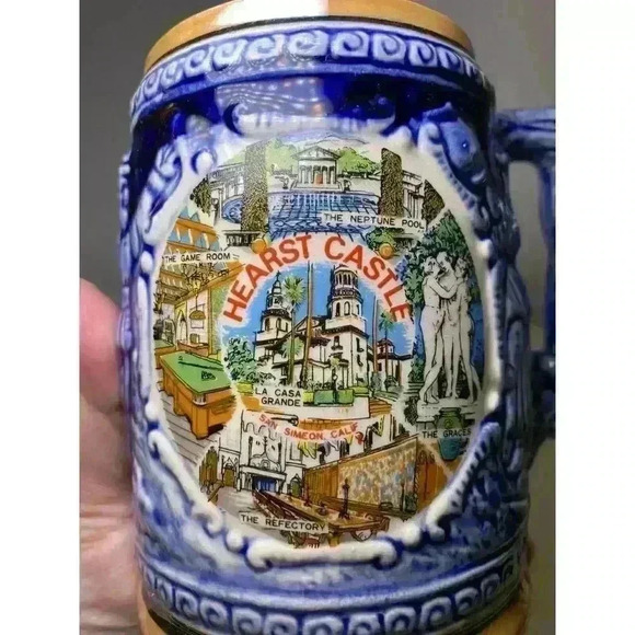 HEARST CASTLE HISTORICAL MONUMENT- SAN SIMEON, CA., Ceramic Mug, #1960's yr - Picture 7 of 13